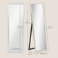 HOMCOM Floor Standing Mirror, Full Body Mirror, Free Standing, Leaning or Wall Mirror with Frame for Bedroom, Grey