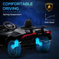 Qaba 12V Lamborghini Huracan Licensed Kids Electric Car with Remote Control, Spring Suspension, Transport Wheels, Yellow