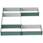 Outsunny Steel Raised Garden Bed, Set of 5 Large Box Planters for Outdoor Plants Vegetables Flowers Herbs, 8x8x1ft, Green