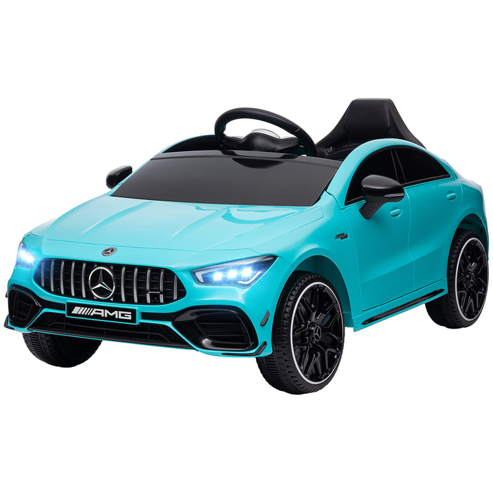 Qaba Mercedes-Benz AMG Licensed 12V Ride on Car, Kids Electric Car with Remote Control, Spring Suspension, LED Lights, Red