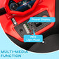 Qaba 12V Kids ATV with Four Wheels Spring Suspension, Forward & Backward, LED Light, MP3, Music, Blue