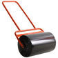 Outsunny Heavy Duty Lawn Roller, 20" Push/Tow Behind Sod Roller, Grass Flattener Filled with 11gal Water/136lbs Sand, Black