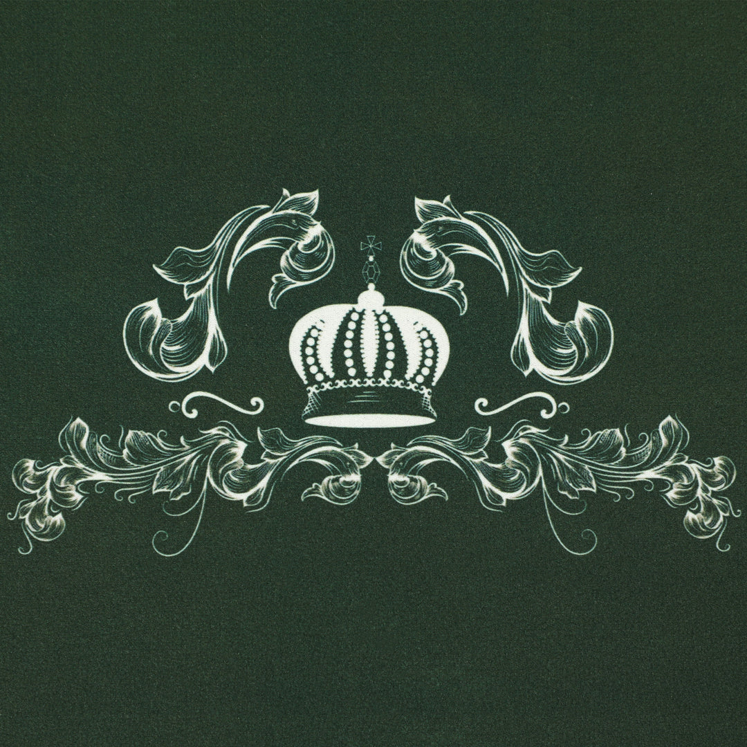 Soozier Poker Table Top Poker Mat for 6 Player, Green