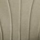 HOMCOM Fabric Armchair, Modern Accent Chair with Wood Legs for Living Room, Bedroom, Home Office, Beige