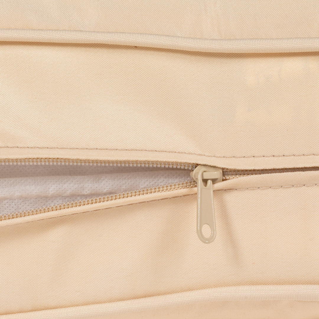 Outsunny Patio Chair Cushions, Thick Deep Seat Outdoor Seat Cushion with Back Cushion, Beige