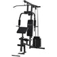 Soozier Multi-Exercise Home Gym Station with 99lbs Weight Stack, for Full Body Workout