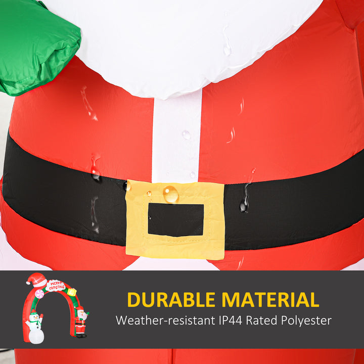 HOMCOM 6ft Christmas Inflatable Decoration with Bible Arch of Jesus' Birth Easy Set-Up Blow UP Decoration for Holiday Yard