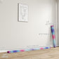 Soozier 7.7ft Folding Balance Beam, Gymnastics Equipment with Anti-Slip Bottom for Kids Home Training, Multicolour