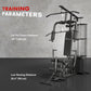 Soozier Multi-Exercise Home Gym Station with 99lbs Weight Stack, for Full Body Workout