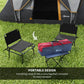 Outsunny 5-6 Person Family Tent, Outdoor Camping Tent with Lighting Hook, Carrying Bag for Camping, Hiking and Travelling, Grey