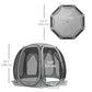 Outsunny 11' x 11.5' Screen Tent, Pop Up Camping Gazebo with Portable Carry Bag and 2 Doors, Cream White