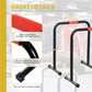 Soozier Set of 2 Dip Bar, Dip Station Push Up Station for Full Body Strength Training Home Gym Black