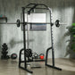 Soozier Power Cage Power Rack with 15-Level Squat Rack, Cable Pulley System, Pull up Stand and Push up Stand