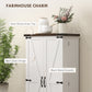 HOMCOM Farmhouse Kitchen Pantry Storage Cabinet, Kitchen Pantry Cabinet with Doors and Adjustable Shelves, White