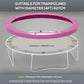 Soozier 14FT Trampoline Spring Cover, Trampoline Pad Replacement, Waterproof and Tear-Resistant, All-Weather Trampoline Accessories, Pink