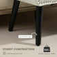 HOMCOM Modern Upholstered Bench, End of Bed Bench for Bedroom, Hallway Bench with Arms and Nailhead Trim