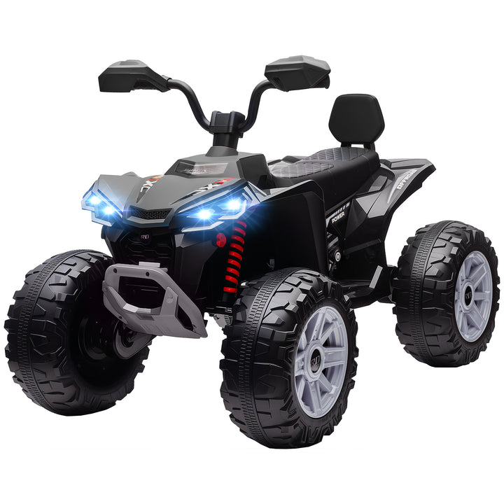 Qaba 2-Seater All-Terrain 4 Wheeler, 24V Kids ATV Ride-On, Electric Quad Car with Dual Motor, for Boys and Girls, Pink