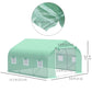 Outsunny Outdoor Greenhouse Walk-In Greenhouse Portable Greenhouse Canada Garden Plant Flower Seed Greenhouse W/ Premium Steel Frame