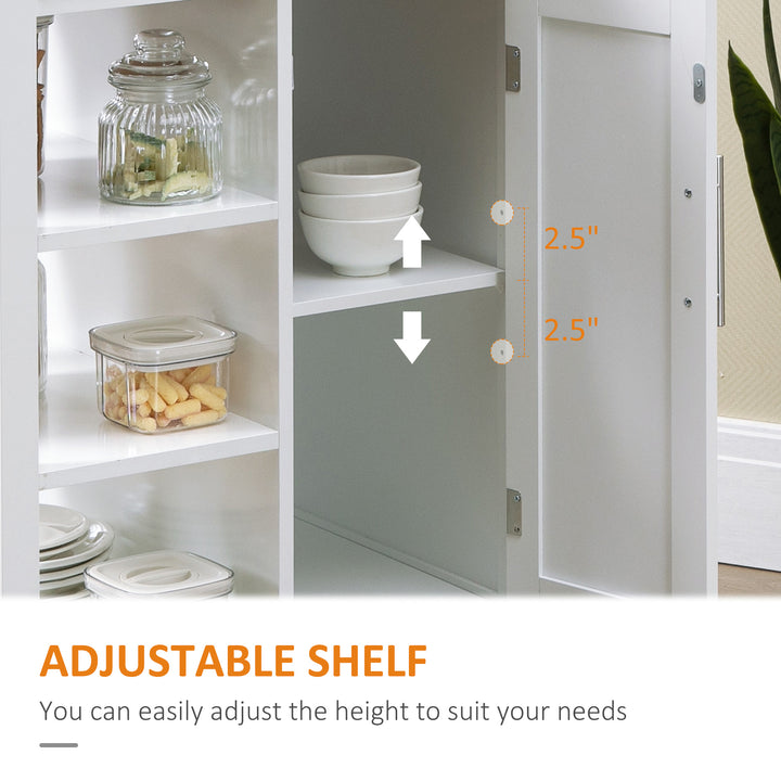 HOMCOM Kitchen Island, Compact Kitchen Cart on Wheels with Open Shelf & Storage Drawer for Dining Room, Kitchen, Black