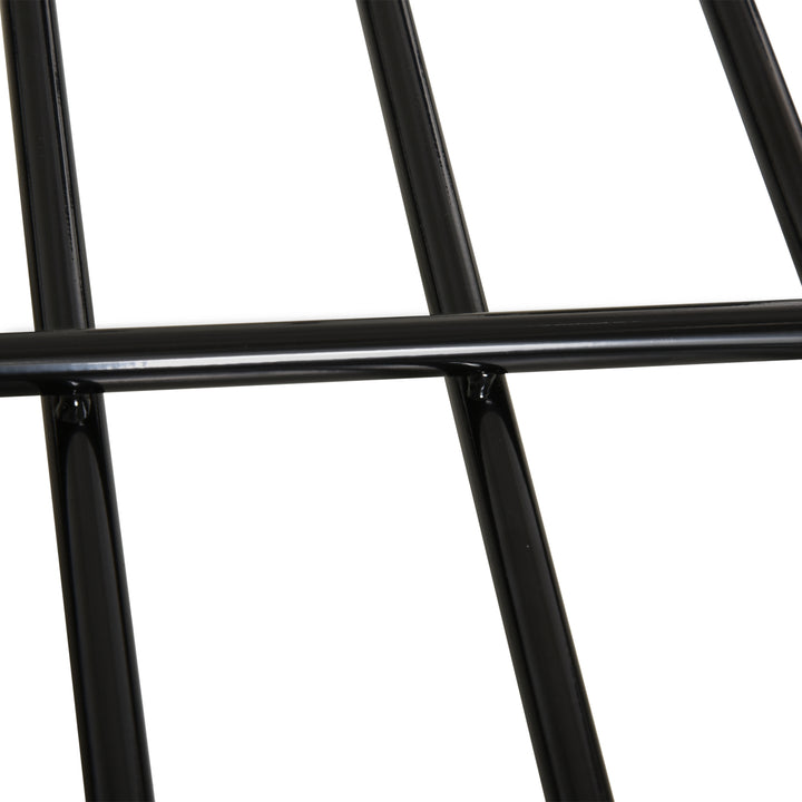 HOMCOM 64"/43" x 39" Car Roof Rack, Length Adjustable Roof Basket, Universal Rooftop Cargo Carrier Basket with U-bolts, 220 lbs Capacity