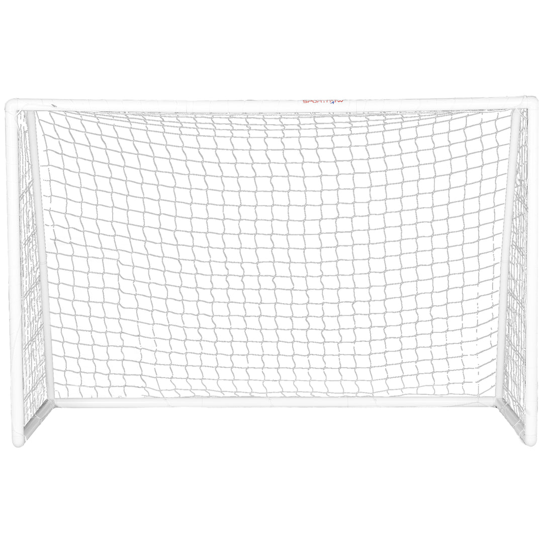 Soozier 9.8 x 6.6ft Soccer Goal, Portable Soccer Practice Net with PE Net for Backyard, Garden, Park, Beach