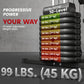 Soozier Multi-Exercise Home Gym Station with 99lbs Weight Stack, for Full Body Workout