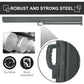 Outsunny 118" x 63" Retractable Side Awning Patio Outdoor Folding Privacy Screen with Resistance to UV Rays & Wind, Grey