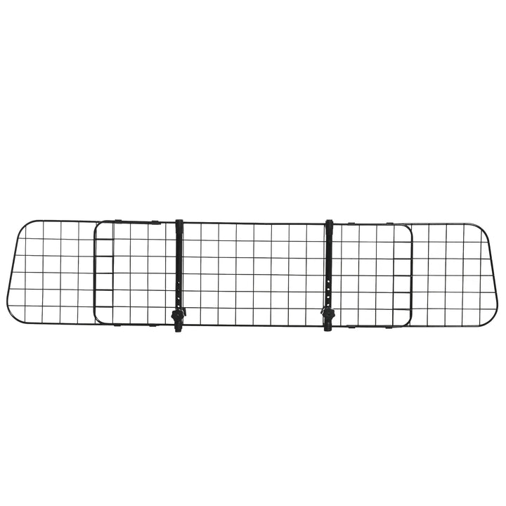 PawHut Adjustable Dog Car Barrier, Heavy Duty Dog Fence Car Safety Guard Gate for SUV, Vans, Trucks