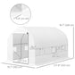 Outsunny 11.5'x9.8'x6.6' Portable Walk-In Tunnel Greenhouse Garden Warm House - White