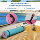 HOMCOM 10x5ft Floating Mat Floating Lily Pad Water Carpet Float Aqua Mat Water Recreation and Relaxing in Lake, River, Beach, Swimming Pool, Blue