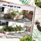 Outsunny Raised Garden Bed, Foldable Two-Box Wooden Planters for Outdoor Vegetables, Flowers, Herbs, Plants, Easy Assembly