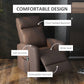 HOMCOM Power Lift Recliner Chair with Remote Control Side Pocket for Living Room Home Office Study Black