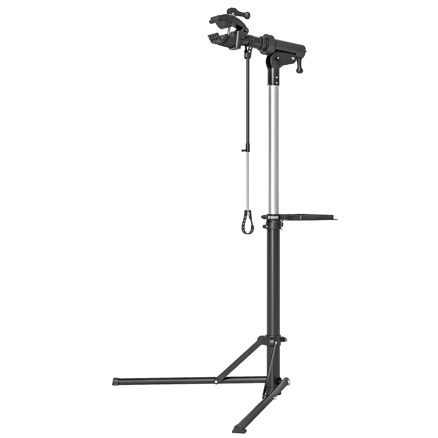 HOMCOM Bicycle Repair Stand Max 88 lbs, Bike Fixing Stand, Height Adjustable, Foldable and 360Â° Rotatable for Road Bike, Mountain Bike, E-Bike