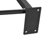 Soozier Pull Up Bar Wall Mount Chin Up Bar, Upper Body Strength Training Station with Non-Slip Foam for Home Gym, Black
