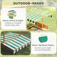 Outsunny Kids Wooden Sandbox Outdoor Backyard Playset Children Play Station w/ Adjustable Canopy & Convertible Bench Sand for 3-7 Years Old