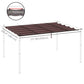 Outsunny Retractable Pergola Canopy Cover Replacement for 10' x 13' Pergola, Dark Grey