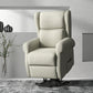 HOMCOM Wingback Lift Chair for Elderly, Power Chair Recliner with Footrest, Remote Control, Side Pockets, Grey