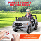 Qaba 12V Toyota LAND CRUISER Licensed Kids Car w Remote Control, Four Wheel Spring Suspension, Soft Start, LED Light, Pink