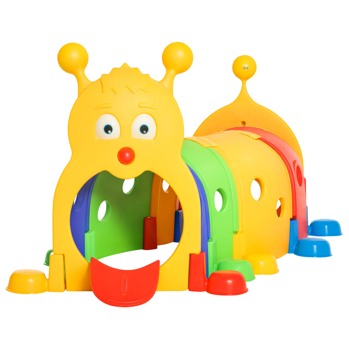 Qaba Lion Design Tunnel for Kids to Crawl Through, for 3-6 Years, Multicoloured