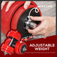 Soozier 66lbs 2-In-1 Dumbbell & Barbell Adjustable Set Strength Muscle Exercise Fitness Plate Bar Clamp Rod Home Gym Sports Area