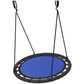Qaba 39 inch Saucer Tree Swing Set for Kids with Adjustable Hanging Ropes for Outdoor, Backyard, Green