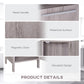 Kleankin Bathroom Storage Cabinet 68'' Organizer Tall Tower Cupboard w/ Shelves Wood Grain Freestanding Furniture