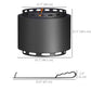 Outsunny Smokeless Fire Pit with Ash Catcher, Portable Wood Burning Firepit with Poker for Garden Camping Bonfire Party, Black