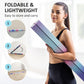 Soozier 7.7ft Folding Balance Beam, Gymnastics Equipment with Anti-Slip Bottom for Kids Home Training, Multicolour