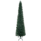 HOMCOM 6FT Artificial Christmas Tree Xmas Pencil Tree Holiday Home Indoor Decoration with Foldable Black Stand for Party, Green
