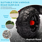 Qaba 12V Kids ATV with Four Wheels Spring Suspension, Forward & Backward, LED Light, MP3, Music, Blue