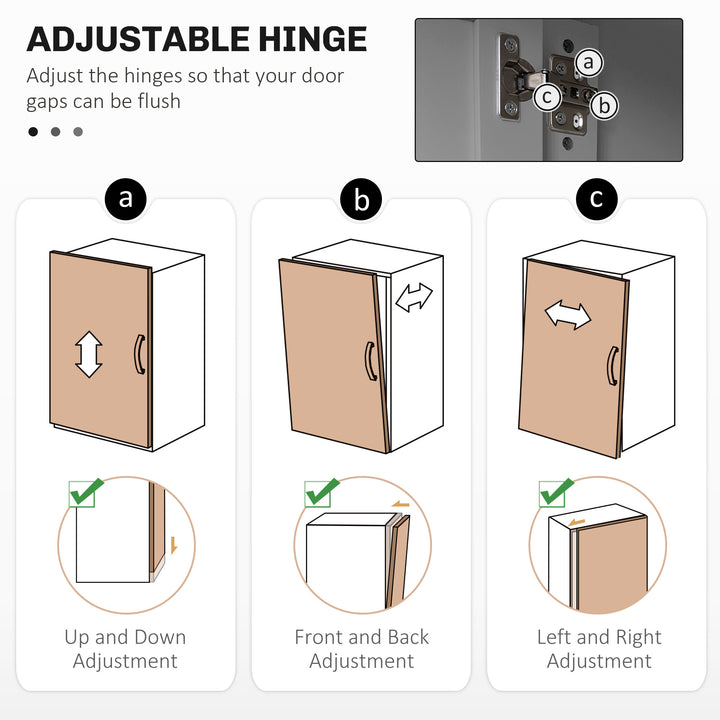 HOMCOM 71" Pantry Cabinet with Microwave Space, Buffet with Hutch, 2 Drawers, Adjustable Shelves and Glass Doors, Blue