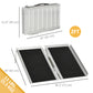 HOMCOM 2ft Wheelchair Ramp Scooter Mobility Non-Skid Layering Portable Foldable Aluminium