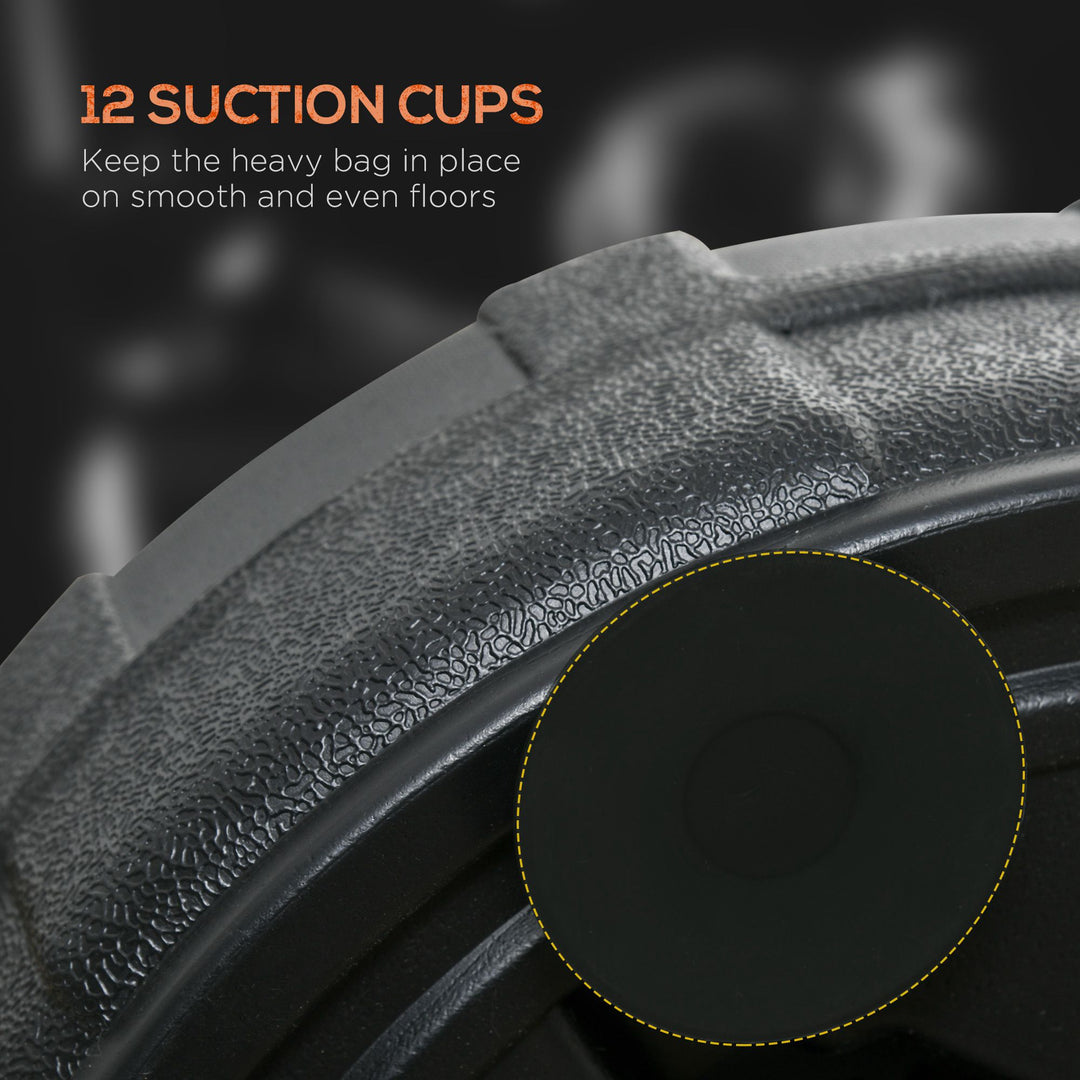 Soozier Adjustable Height Free Standing Boxing Bag Set with 6 Suction Cups and Boxing Gloves, for Exercise Training