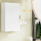 kleankin Bathroom Medicine Cabinet, Modern Wall Cabinet with Adjustable Shelves and Single Door for Laundry Room